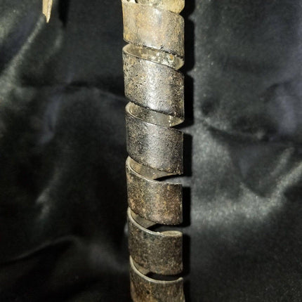 18th Century Spiraled Iron Candlestick and a 1700's Iron Wall Candle Spike - Estate Fresh Austin