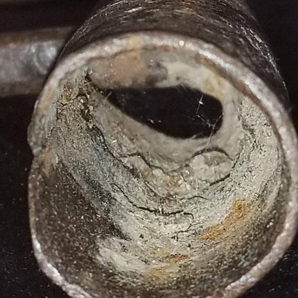 18th Century Spiraled Iron Candlestick and a 1700's Iron Wall Candle Spike - Estate Fresh Austin