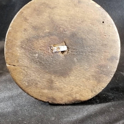 18th Century Spiraled Iron Candlestick with Impressed Makers Mark - Estate Fresh Austin