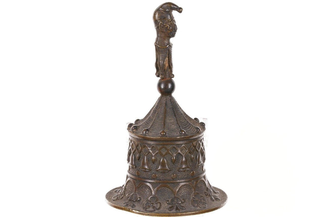 18th/19th century Bronze Jester Bell - Estate Fresh Austin