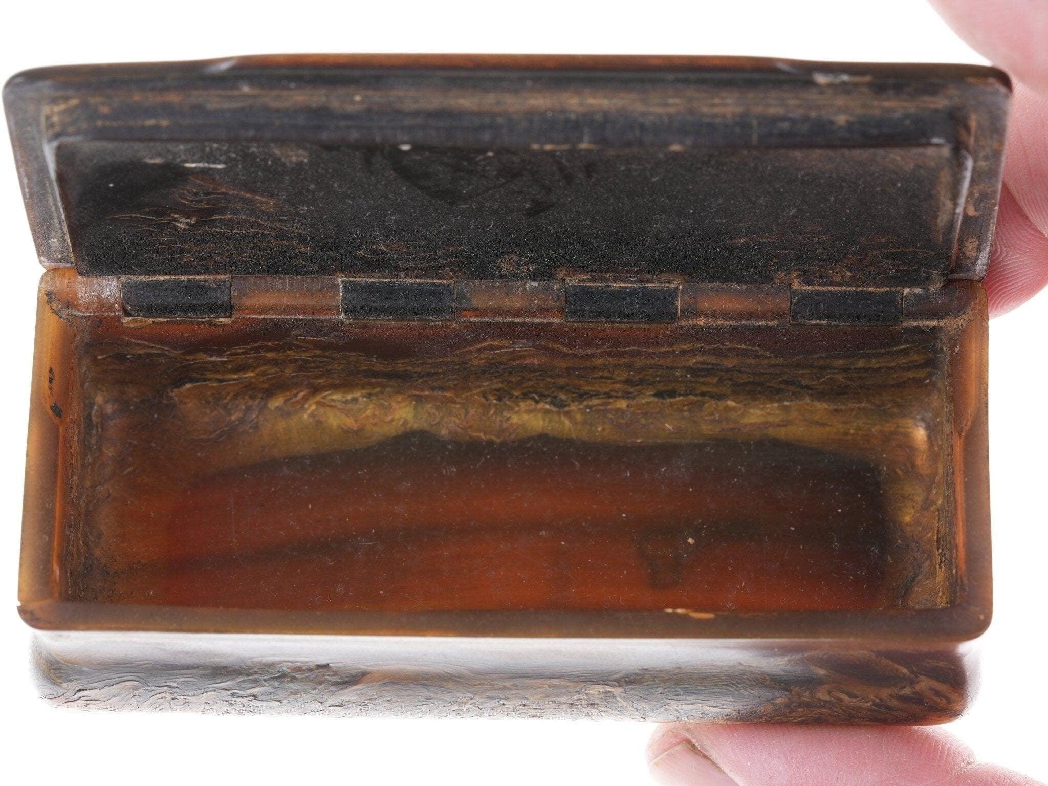 Tortoise Shell Snuff Box 18th/19th century Tortoise shell and horn snuff box – Estate Fresh Austin
