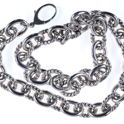 19" Heavy Sterling Carolyn Pollack Necklace - Estate Fresh Austin