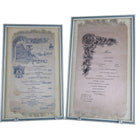 1905 Silk Menus from Reading PA Wyomissing Club - Estate Fresh Austin