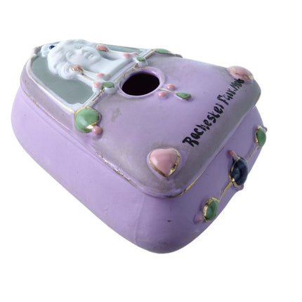 1906 Rochester Fair Schafer & Vater Egyptian Revival Jeweled Hair Receiver - Estate Fresh Austin