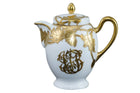 1907 Charles Wallace Quicksell Limoges Raised gold porcelain Syrup pitcher for D - Estate Fresh Austin