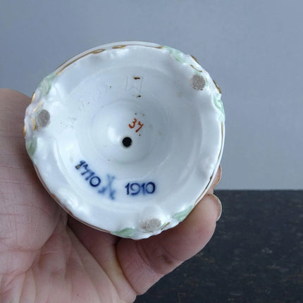 1910 Meissen Figure of Cherub with Wings and Hands Bound - Estate Fresh Austin