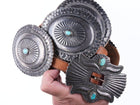 1920's-30's Huge Navajo Silver and turquoise concho belt - Estate Fresh Austin