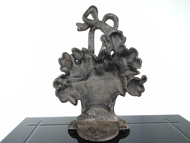 1920's Antique Flower Basket Doorstop - Estate Fresh Austin