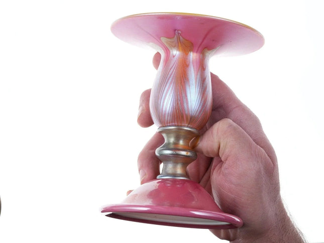 1920's Durand Art Glass Candlestick - Estate Fresh Austin