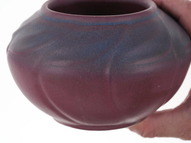 1920's Van Briggle Pottery Mulberry Persian rose pot - Estate Fresh Austin