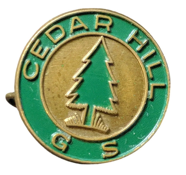1930's Cedar Hill Girl a Scout Camp pin - Estate Fresh Austin