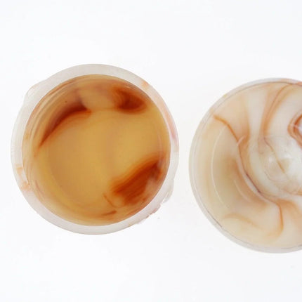 1930's Pickwick 5th Ave New York Mexicali Powder Jar by Akro Agate - Estate Fresh Austin