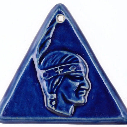 1930's Rare Broadmoor Pottery Colorado Native American Wall plaque - Estate Fresh Austin