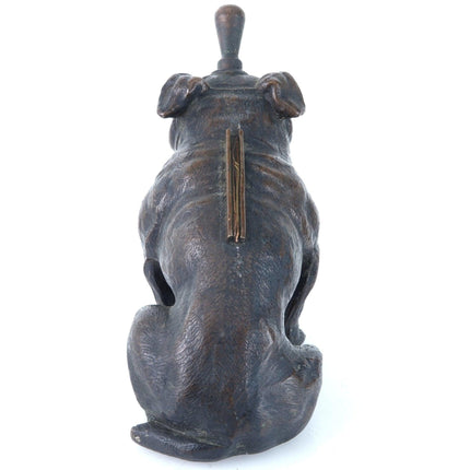 1930's Ronson Art Metal Works English Bulldog Table Lighter - Estate Fresh Austin