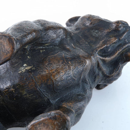 1930's Ronson Art Metal Works English Bulldog Table Lighter - Estate Fresh Austin