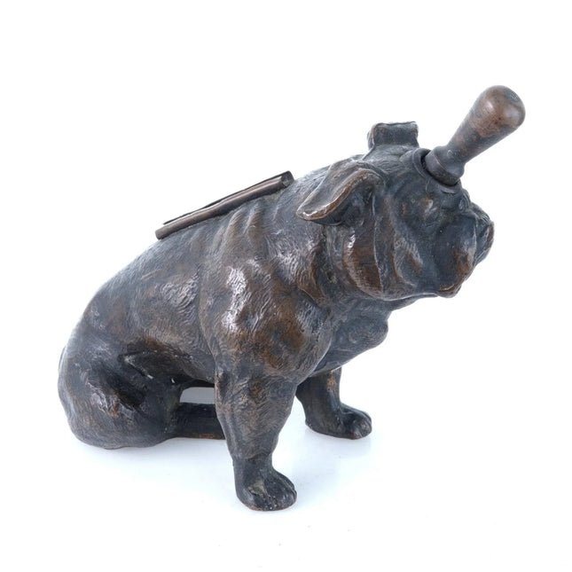 1930's Ronson Art Metal Works English Bulldog Table Lighter - Estate Fresh Austin