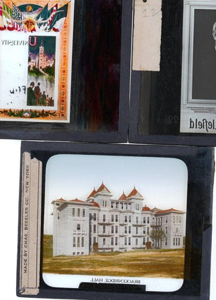 1930's University of Texas 50 year Anniversary glass Magic Lantern Slides - Estate Fresh Austin