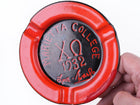 1932 Marietta College Chi Omega Sorority Enamel Ashtray - Estate Fresh Austin