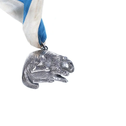 1933 Boy Scout Silver Beaver Award With Certificate Frank Griffin Saginaw Michig - Estate Fresh Austin