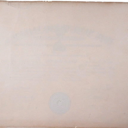 1933 Boy Scout Silver Beaver Award With Certificate Frank Griffin Saginaw Michig - Estate Fresh Austin