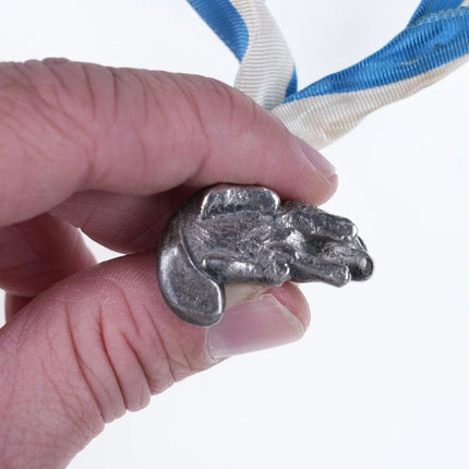 1933 Boy Scout Silver Beaver Award With Certificate Frank Griffin Saginaw Michig - Estate Fresh Austin