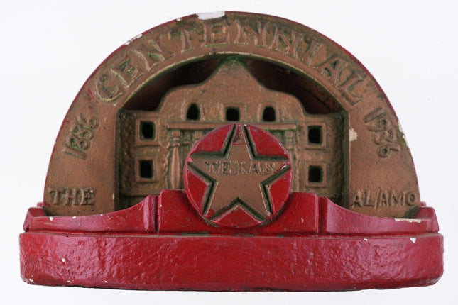 1936 Texas Centennial Dallas Chalkware lamp base - Estate Fresh Austin