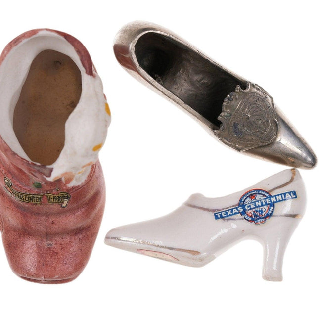 1936 Texas Centennial souvenir Shoe collection - Estate Fresh Austin