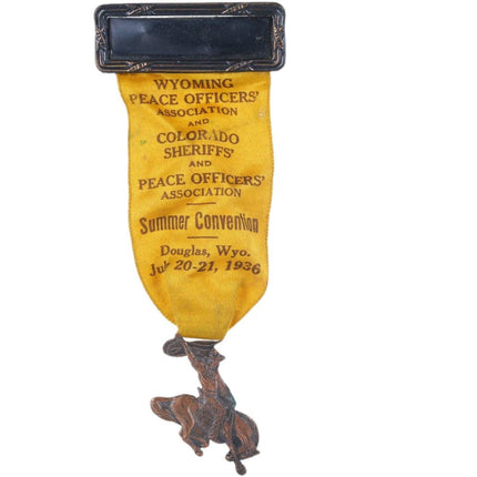 1936 Wyoming Peace officers Association and Colorado Sheriff's Summer convention - Estate Fresh Austin