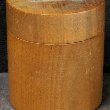 1937 Coronation George VI and Queen Elizabeth Wood Sewing Needle Case Trinket Bo - Estate Fresh Austin