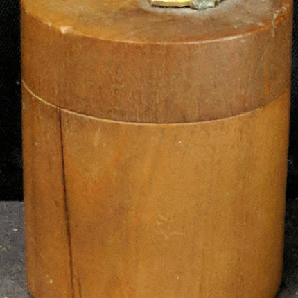 1937 Coronation George VI and Queen Elizabeth Wood Sewing Needle Case Trinket Bo - Estate Fresh Austin