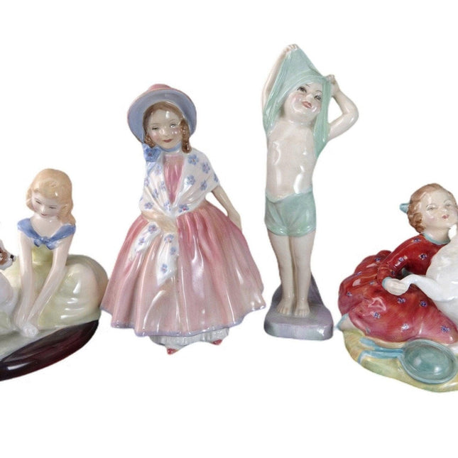 1940's - 60's Royal Doulton Children with Dogs Lot - Estate Fresh Austin