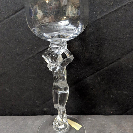 1940's Cambridge Nude Stem Roemer Crystal 5 oz - Estate Fresh Austin