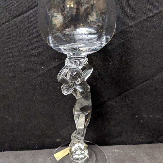 1940's Cambridge Nude Stem Roemer Crystal 5 oz - Estate Fresh Austin