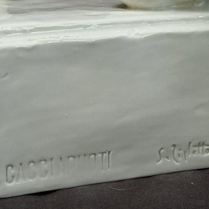 1940's Guido Cacciapuoti Blanc De Chine Italian Porcelain Artist (1892-1953) Ar - Estate Fresh Austin