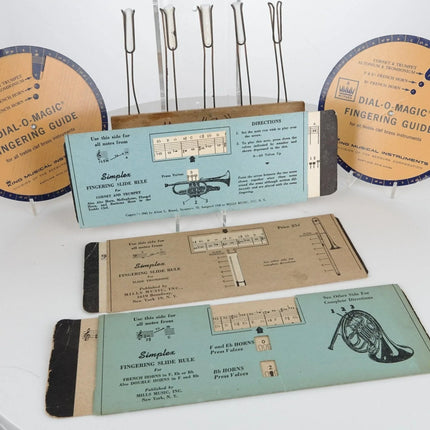 1940's Music Instructor Lot Chalkboard Music Note Pen King Dial o Matic Fingerin - Estate Fresh Austin