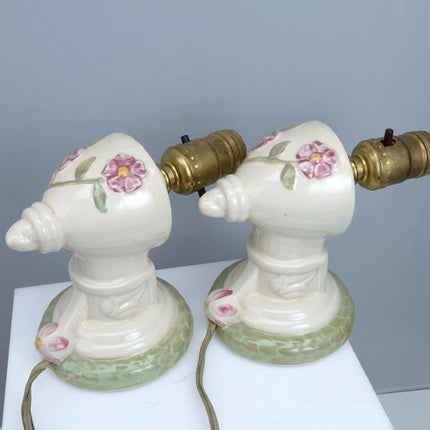 1940's Shawnee Pottery Wall Sconce Lamps - Estate Fresh Austin
