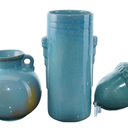 1940's/50's Frankoma Ada Clay Turquoise Blue collection - Estate Fresh Austin