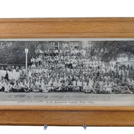 1942 Texas A&M Fireman's School Original photograph Aggie School for Firemen - Estate Fresh Austin