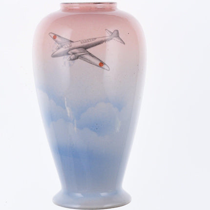 1942 WW2 Era Japanese Mitsubishi Fighter plane vase - Estate Fresh Austin