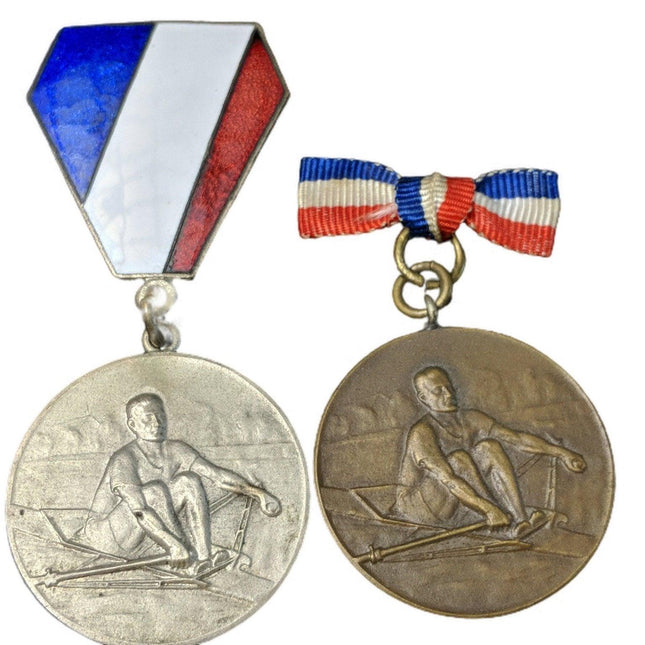 1949,1950 Manheim Germany Regatta Medals Rowing Medal - Estate Fresh Austin