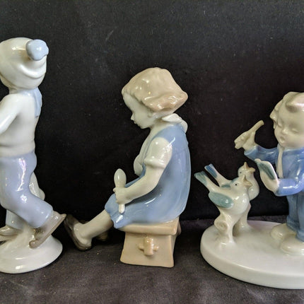 1950's Carl Scheldig Porcelain Children Figurine Lot Germany - Estate Fresh Austin