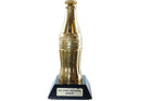 1950's Coca-Cola All Star Salesman's Award Gold bottle with wood base - Estate Fresh Austin