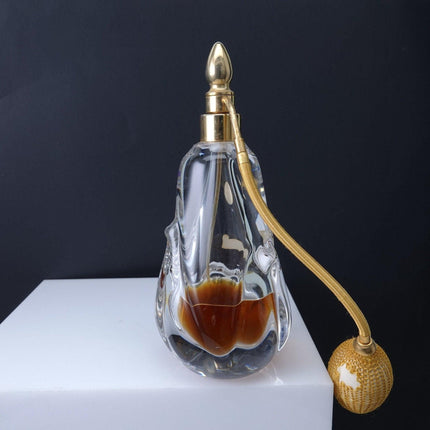 1950's DeVilbiss Large French Crystal Atomizer Perfume bottle - Estate Fresh Austin