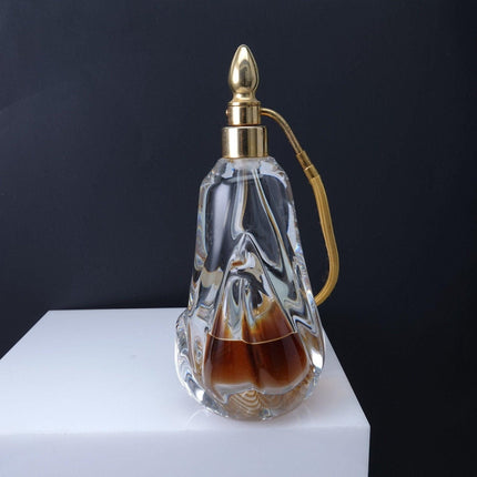 1950's DeVilbiss Large French Crystal Atomizer Perfume bottle - Estate Fresh Austin