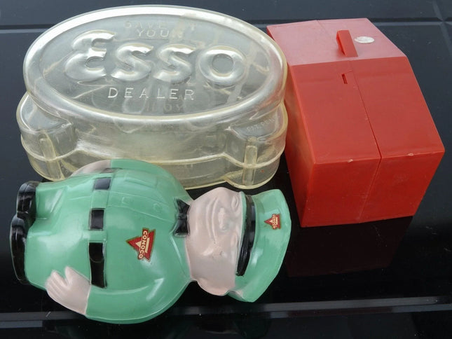 1950's Esso, Coca-Cola, and Conoco Bank Collection - Estate Fresh Austin