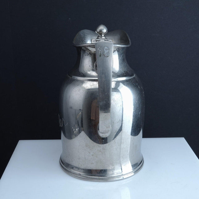 1950's Hotel Statler Insulated Hot water Pitcher for coffee with room number - Estate Fresh Austin