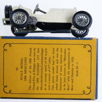 1950's Matchbox Models of Yesteryear No 10 1908 Grand Prix Mercedes - Estate Fresh Austin