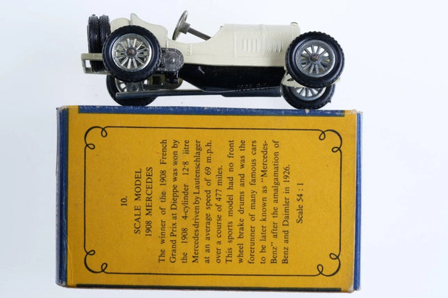 1950's Matchbox Models of Yesteryear No 10 1908 Grand Prix Mercedes - Estate Fresh Austin