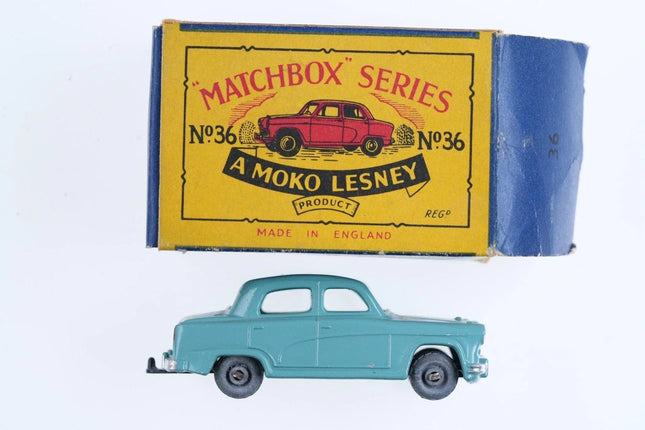 1950's Matchbox Moko Lesney 36 Austin A50 with box - Estate Fresh Austin