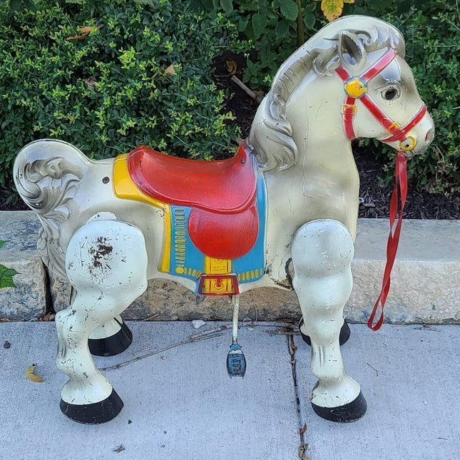 1950's Mobo Steel Pedal Ride On Horse Toy made in England - Estate Fresh Austin